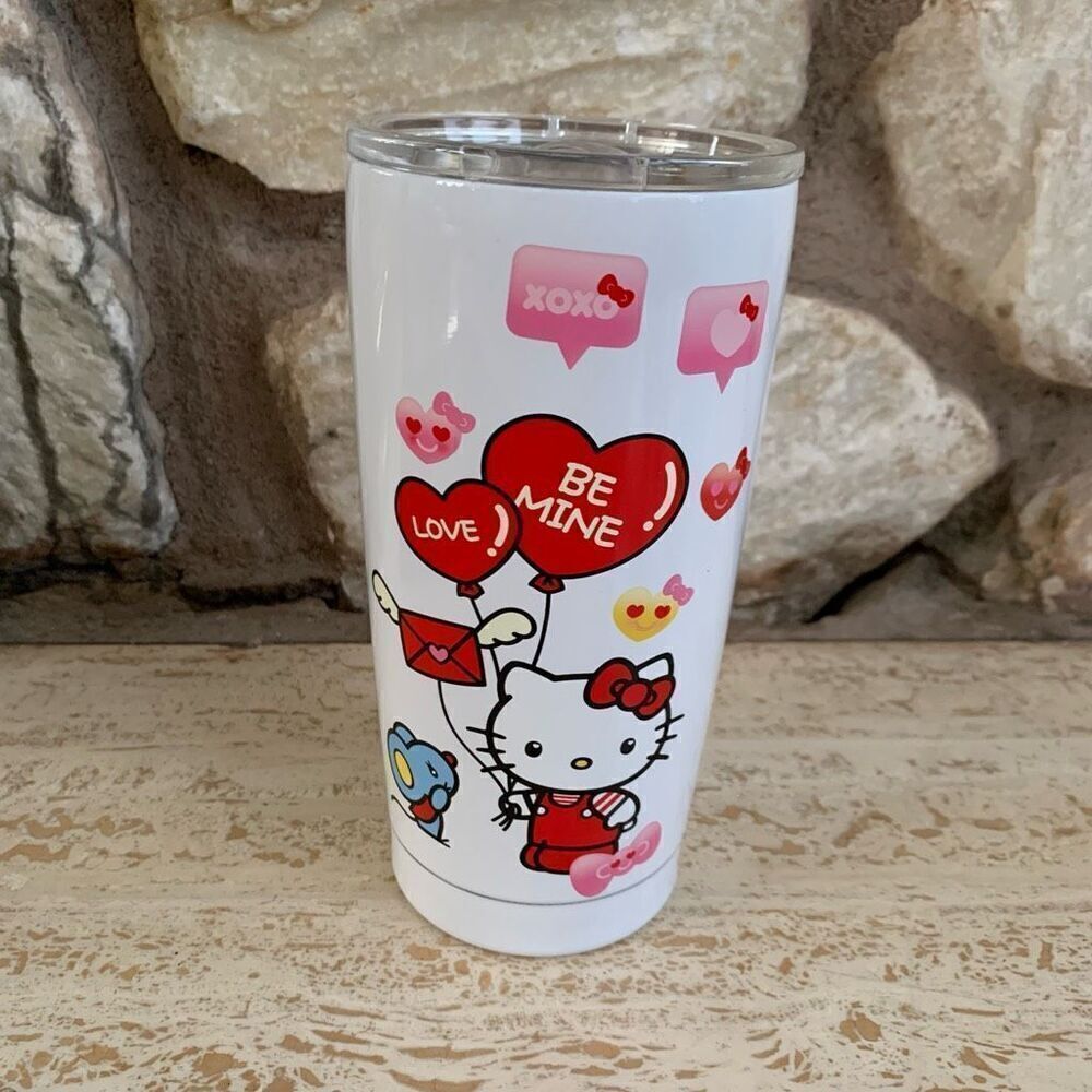 Hello Kitty Valentines day stainless steel tumbler